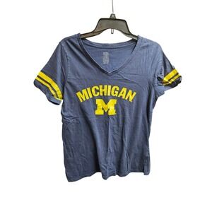 Michigan Wolverines‎ NCAA National Collegiate V-Neck T-Shirt - Size Large